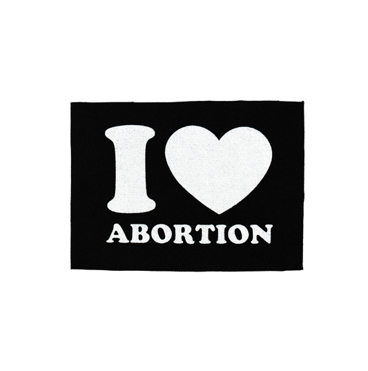 "I HEART ABORTION" PATCH