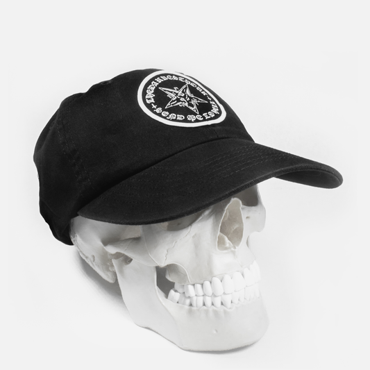 "SEND ME TO HELL" PATCH DAD HAT (BLACK)