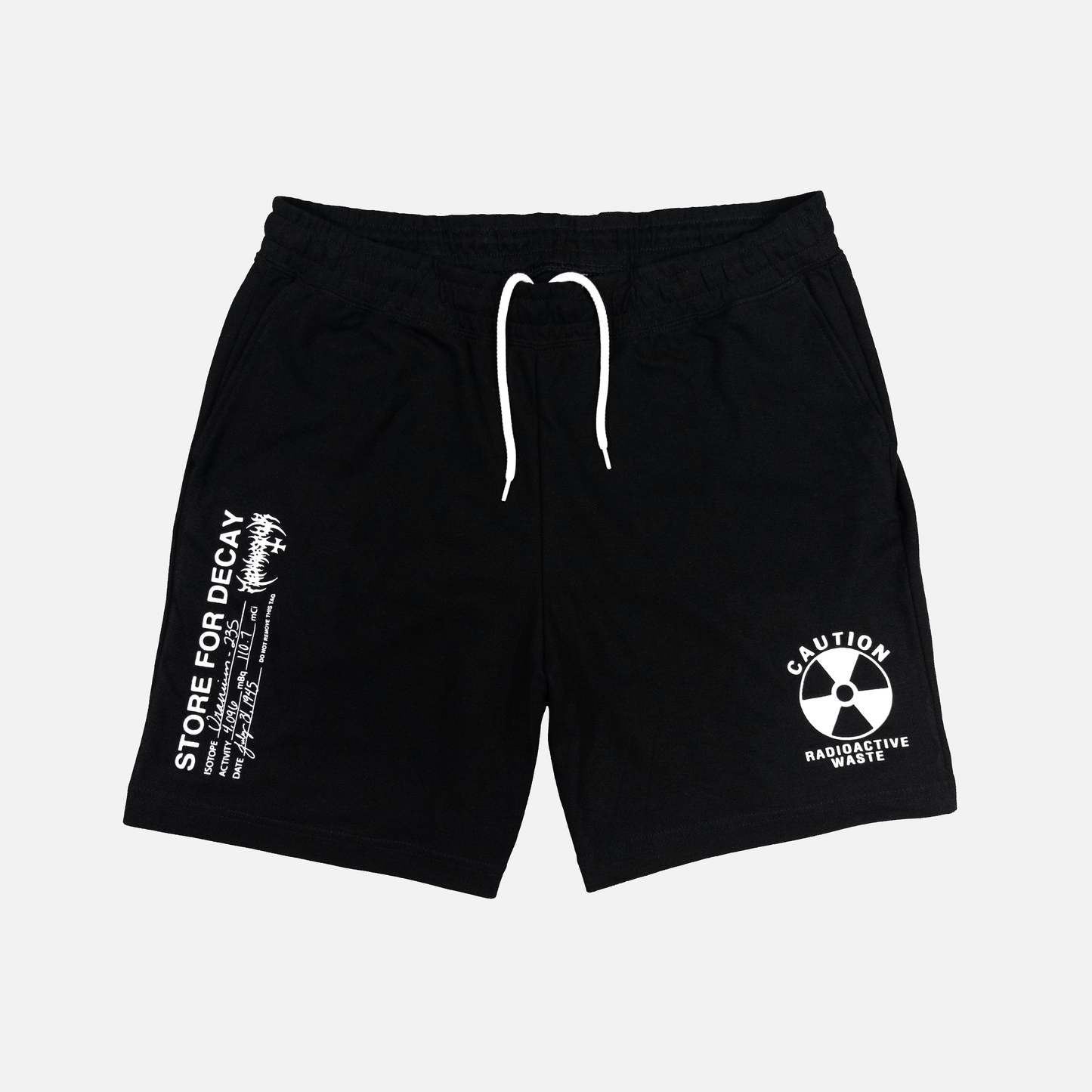 "STORE FOR DECAY" COTTON SHORTS