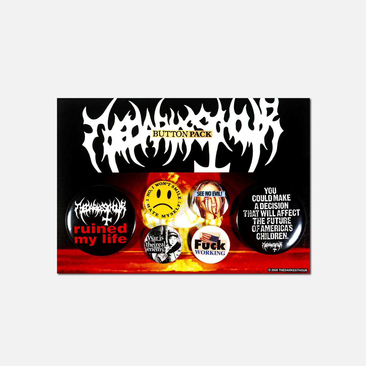 6 PIN BUTTON PACK