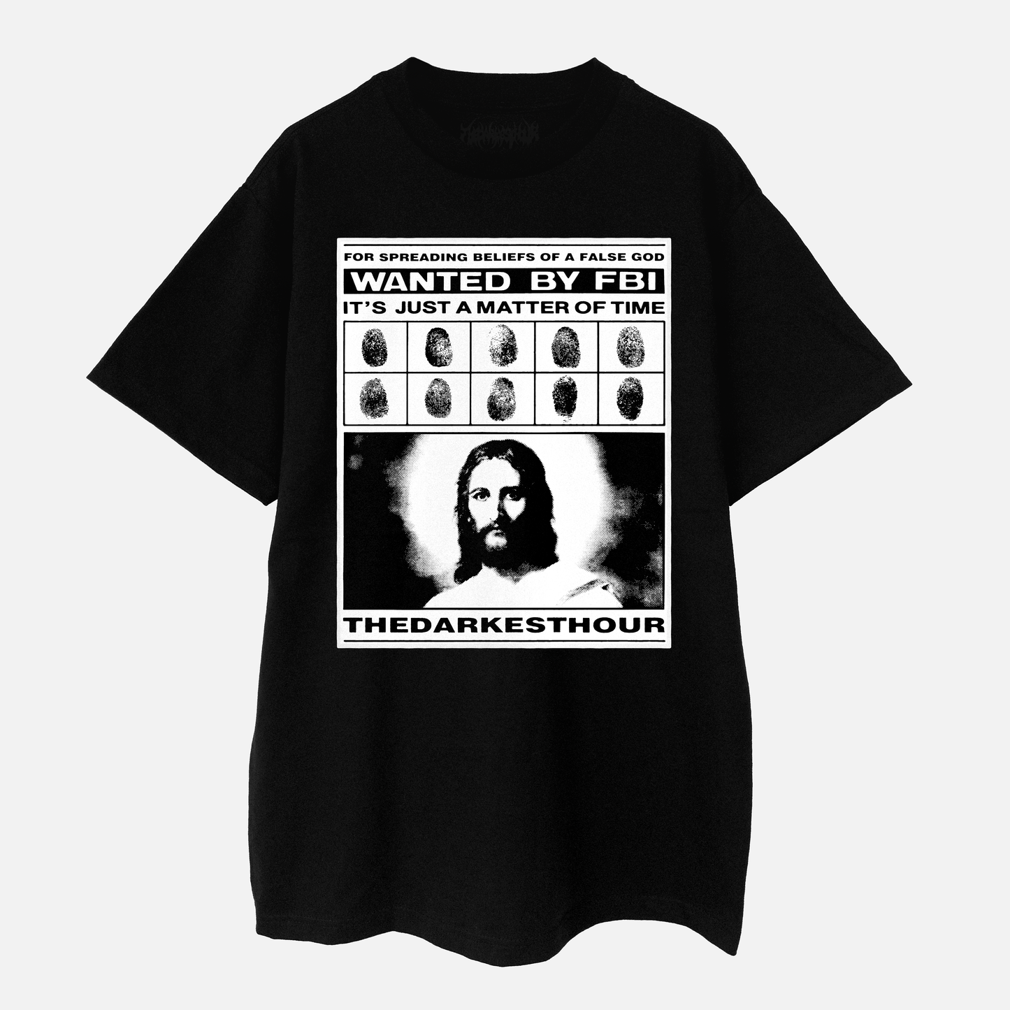 WANTED BY FBI TEE (BLACK)